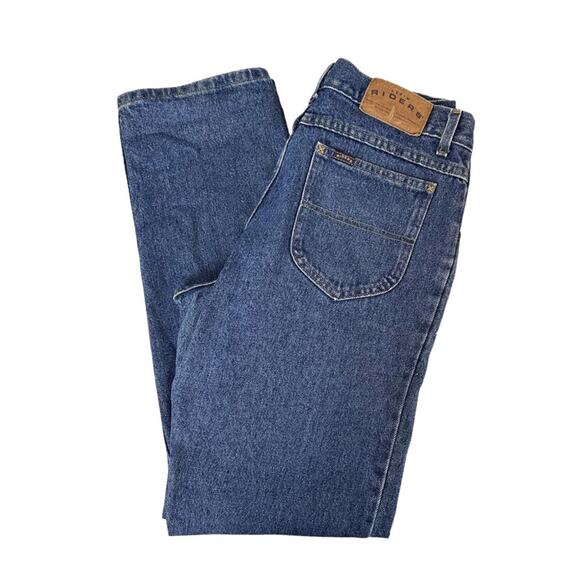 Lee Riders Jeans Unisex 31 x 32 Vintage Cotton Denim High Waist Straight Leg - Picture 12 of 14